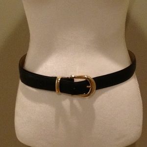 Belt with Gold Buckle